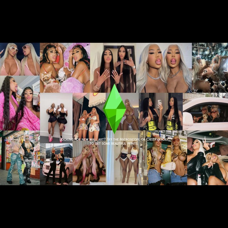 Sims 4 Loading Screen Clermont Twinsinspired Customizable UI Design Game Aesthetic Digital