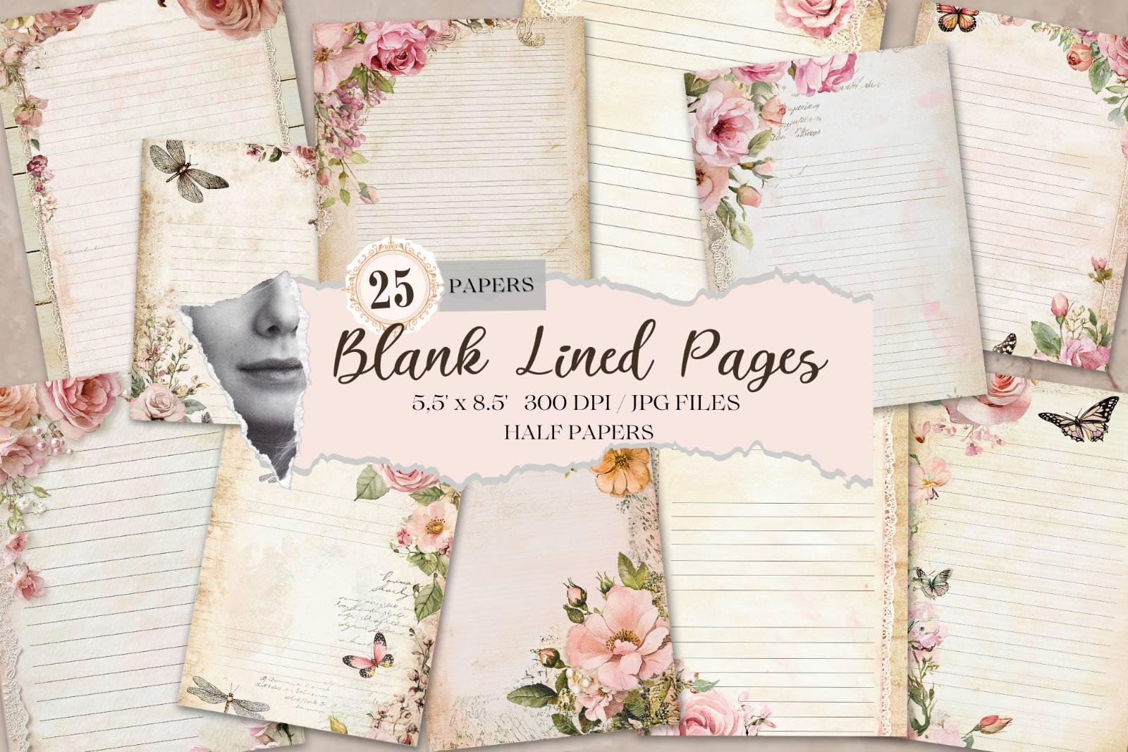 Pink Journal Pages - Etsy