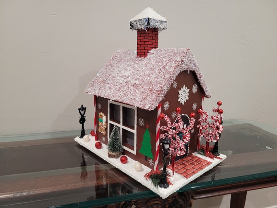 Gingerbread Wooden House Christmas Decoration no.027