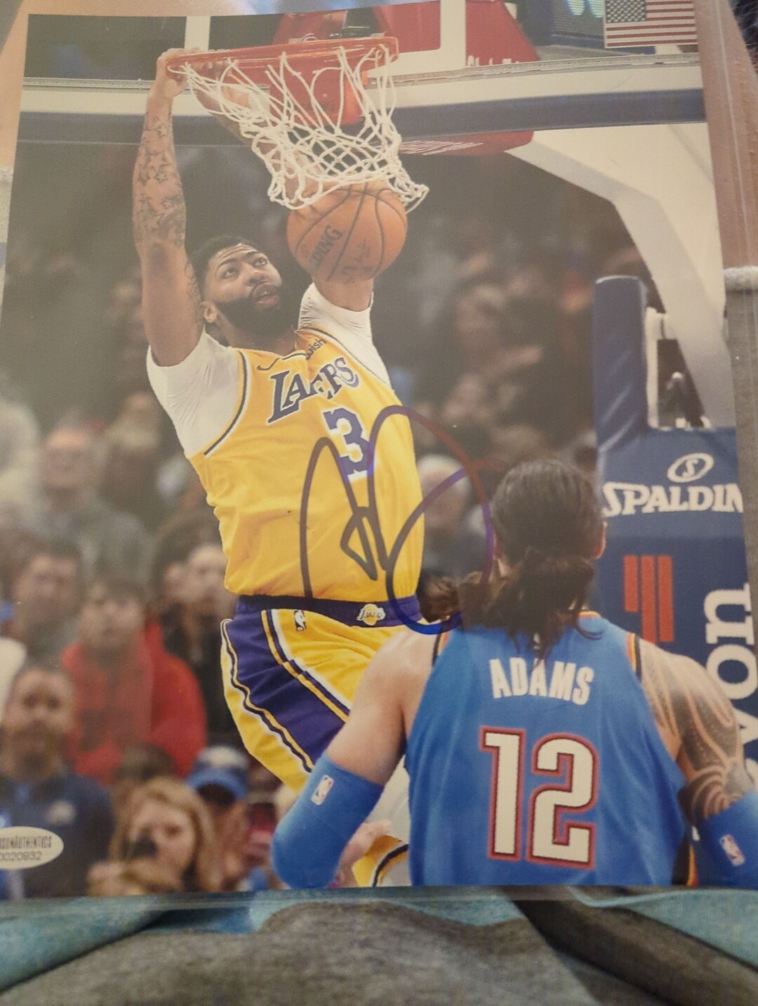 Anthony Davis signed basketball main image 1