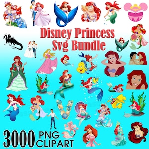 Princess Svg Bundle, Princess png Bundle, Princess Clipart Instant Download