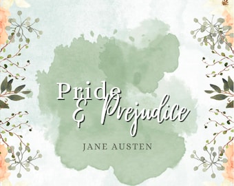 Descarga digital: Orgullo y prejuicio de Jane Austen (composición tipográfica + PDF)