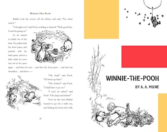 Digital Download: Winnie the Pooh Typeset + PDF