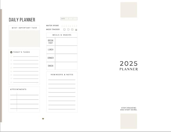 Digital Download: 2025 Planner - For Print, Digital or Binding