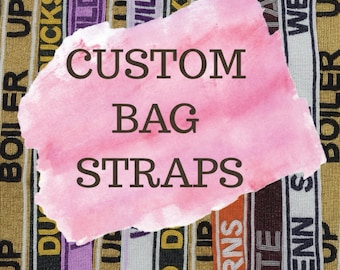 custom beaded straps, Gameday beaded straps, gameday straps, stadium straps, college purse straps, clear bag strap, Stadium bag strap