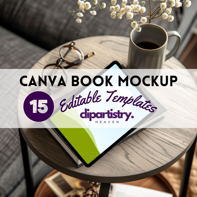 Canva Book Mockup Mockup Templates Minimalistic Digital Mockups for ...