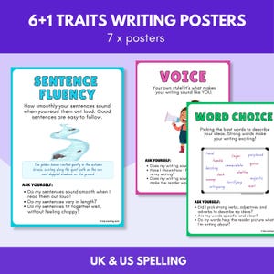 6+1 Traits Writing Posters