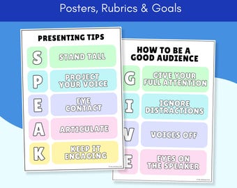 Paquete de habilidades para hablar en público y interactuar con el público: grados 3.º a 6.º (de 8 a 12 años)