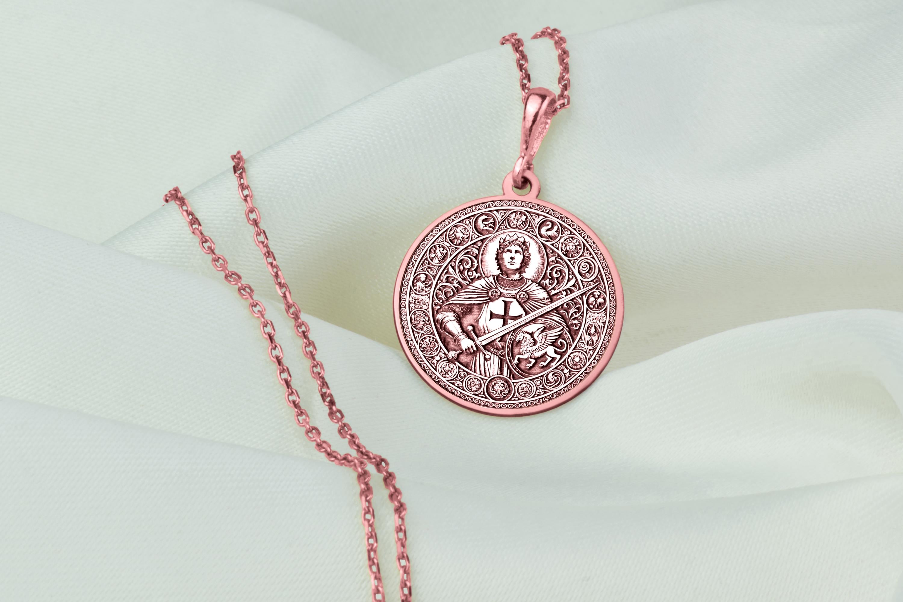 Collar con medallón del rey Balduino IV en oro de 14 quilates: Joyería del  rey leproso - Etsy México, image size:3000x2000