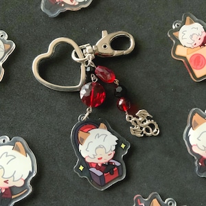 Chibi Kitty - Sylus - Love & Deepspace Keychain