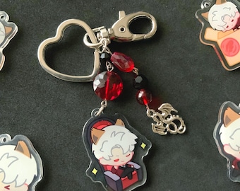 Chibi Kitty - Sylus - Love & Deepspace Keychain
