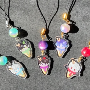 Ice Cream LnD Chibi Charms - Love & Deepspace