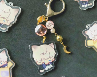 Chibi Kitty - Xavier - Love & Deepspace Keychain