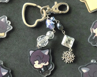 Chibi Kitty - Zayne - Love & Deepspace Keychain