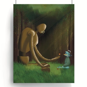 Zachte reuzen 5 x 7 print
