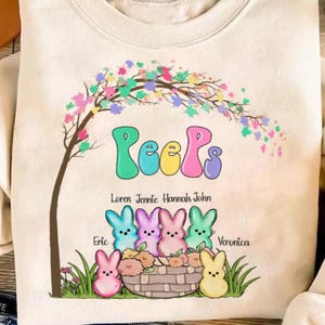 Nome personalizzato coniglietto pasquale PNG, coniglietto civetta PNG, buona Pasqua PNG, fiocco civetta glitter pasquale, pennellata ragazze bambini Pasqua sublimazione