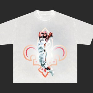 Zion Williamson White Graphic T Shirt