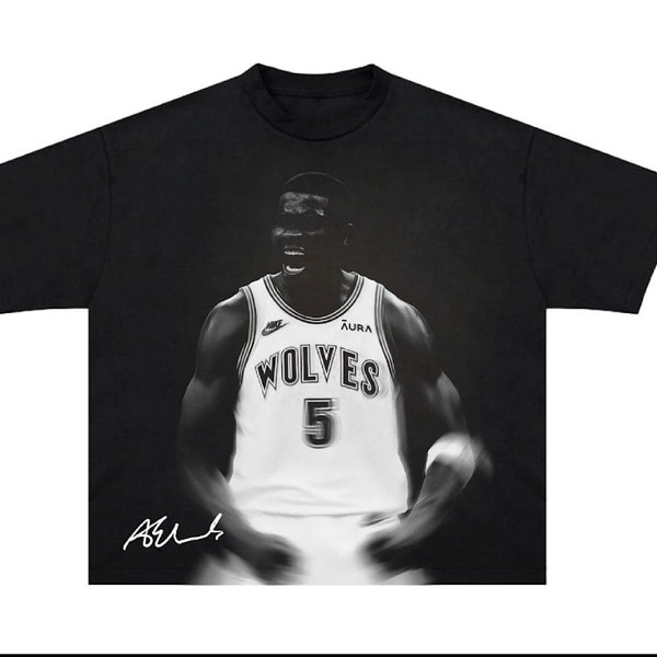 Maglietta con grafica Anthony Edwards Timberwolves