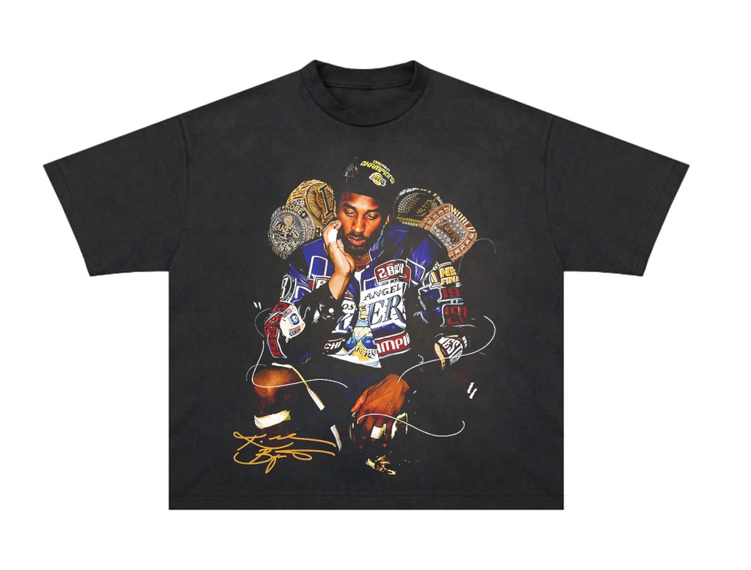 white kobe bryant shirt