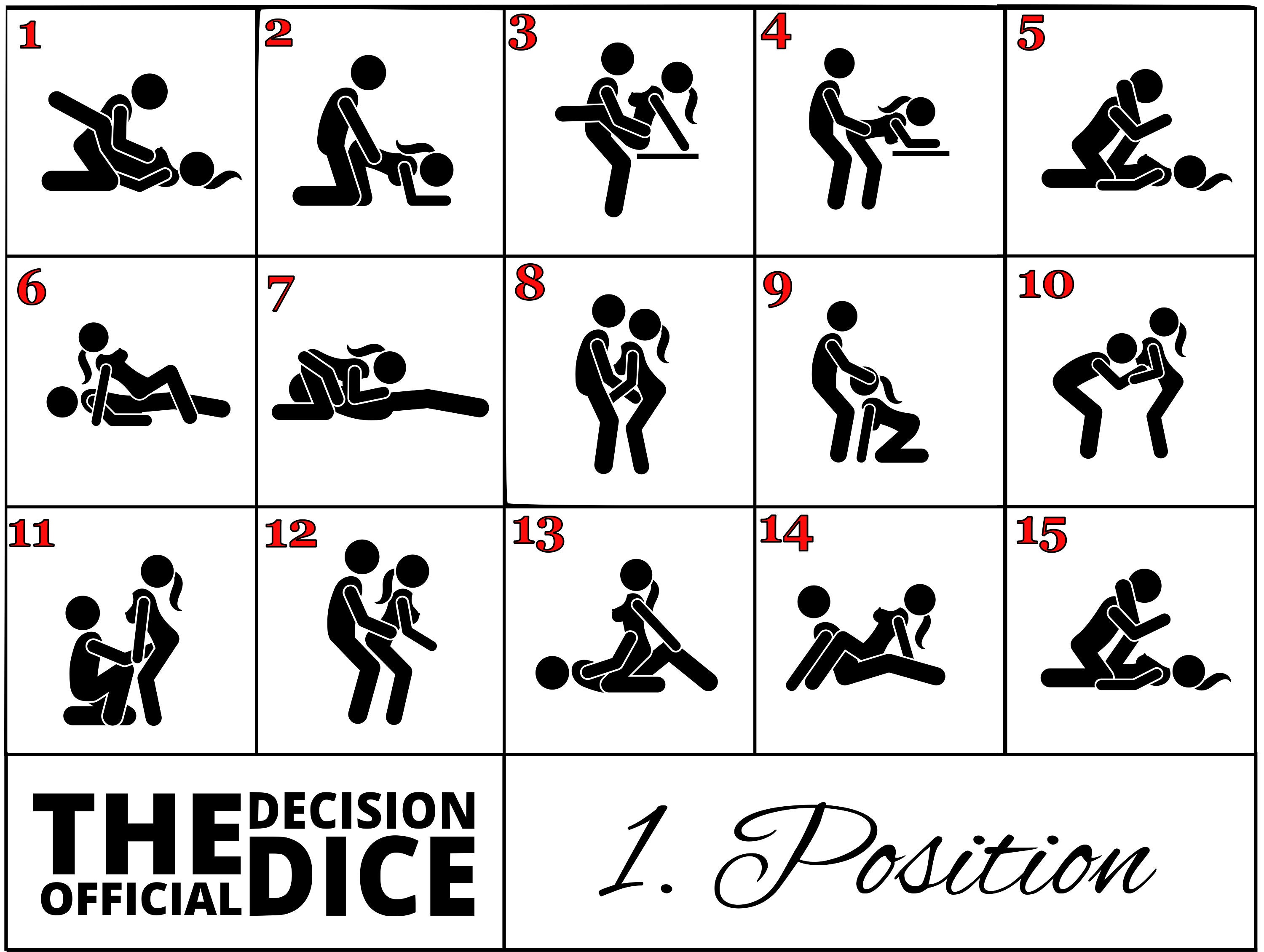 Love Connection Position & Location Selector Dice Set - Couples Intimate Game - Custom Engraved Pair - Personalized Locations and Positions