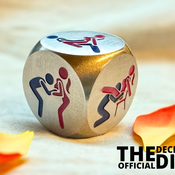 Affection Dice - Classic Intimacy Game - Romantic Adventure Dice - Beautiful Colored Dice - The Official Decision Dice