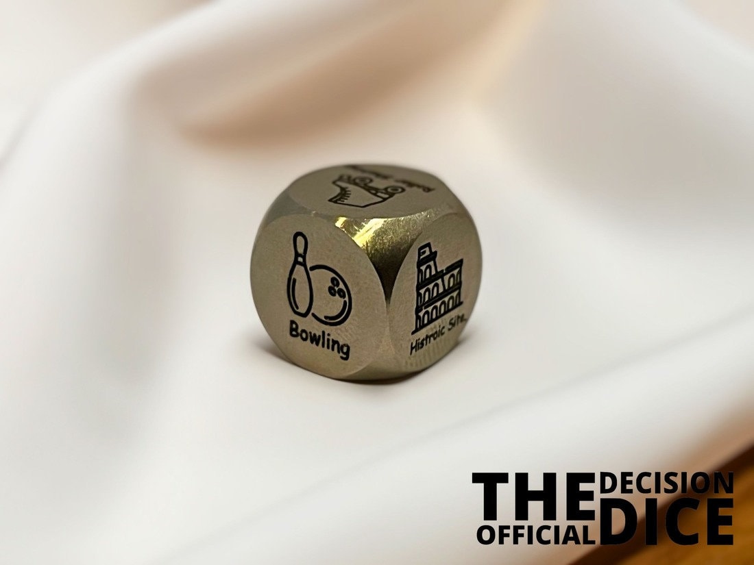 Dadi Decisionali In Acciaio Inox - Gioco Creativo Per Coppie E Amici, Idee Divertenti - Foto 4