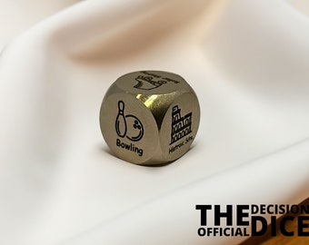 Adventure Dice: Stainless Steel Activity Selector - Date Night Fun