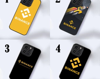 Cryptocurrency Binance Digital Coin Currency Cover iPhone 15 14 13 12 11 Pro Max Case