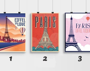 Eiffel Paris France Premium Matte Vertical Poster