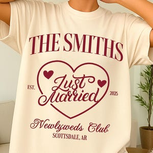 Custom Honeymoon Social Club Tshirt, Mr And Mrs Shirts, Just Married Shirts, Honeymoon Club Shirts.
