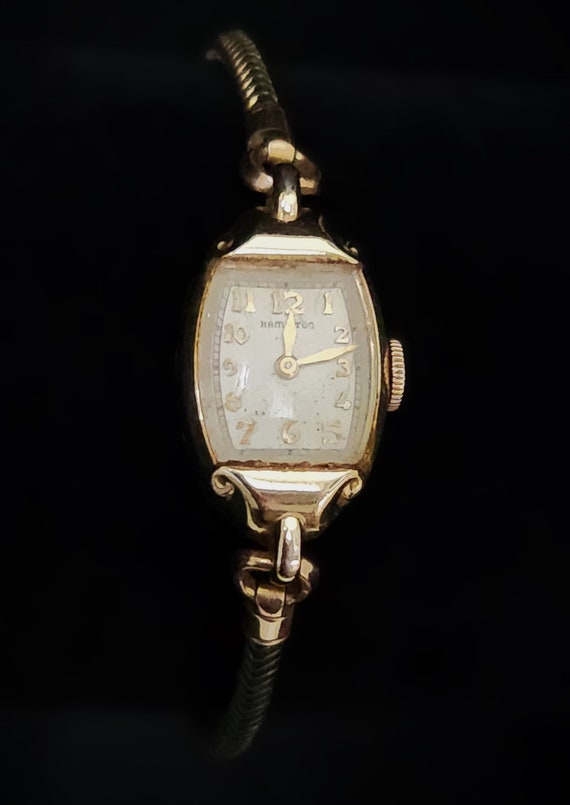 Vintage 12kt gold  filled Hamilton Lady's watch