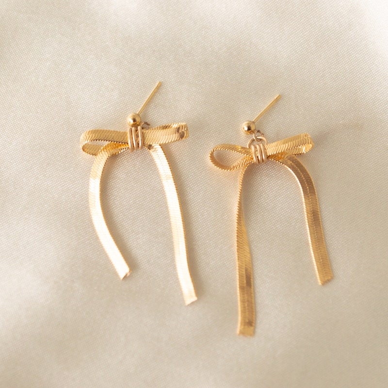 Delicate Bow Earrings