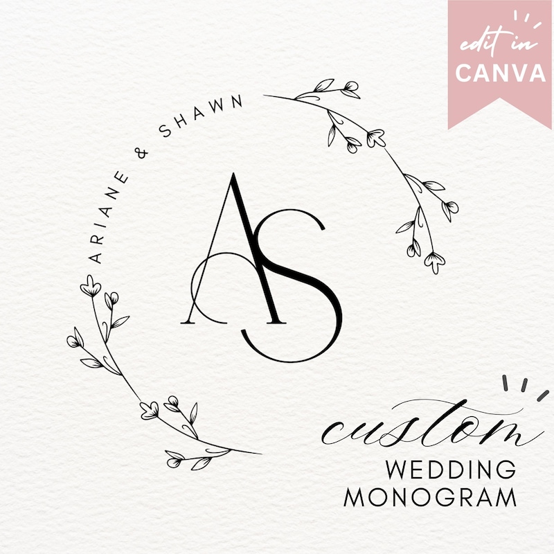 Wedding Logo Design - Etsy UK