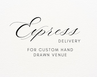 ENTREGA EXPRÉS 24 horas Ilustración personalizada del lugar de la boda Boceto digital personalizado dibujado a mano del lugar Invitación de boda Dibujo personalizado Foto