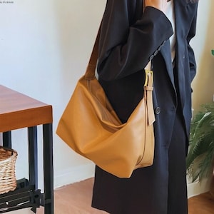 Stilvolle Leder Crossbody Geldbörse, Leder Schulter Geldbörse, Glattleder Geldbörse mit Reißverschluss, Geräumige Leder Geldbörse, Leder Geldbeutel