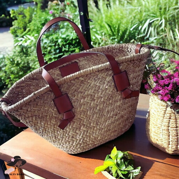 Boho Handbags New Round Straw Beach Bag Women Vintage Large Woven ...