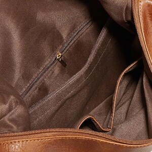 Soft Leather Hobo Bag, Chic Shoulder Tote image 4