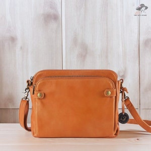 Bolsa de selim estilosa, bolsa carteiro com vários zíperes, bolsa de ombro de couro, bolsa de ombro feminina, bolsa retrô, bolsa de ombro clássica, bolsa tote