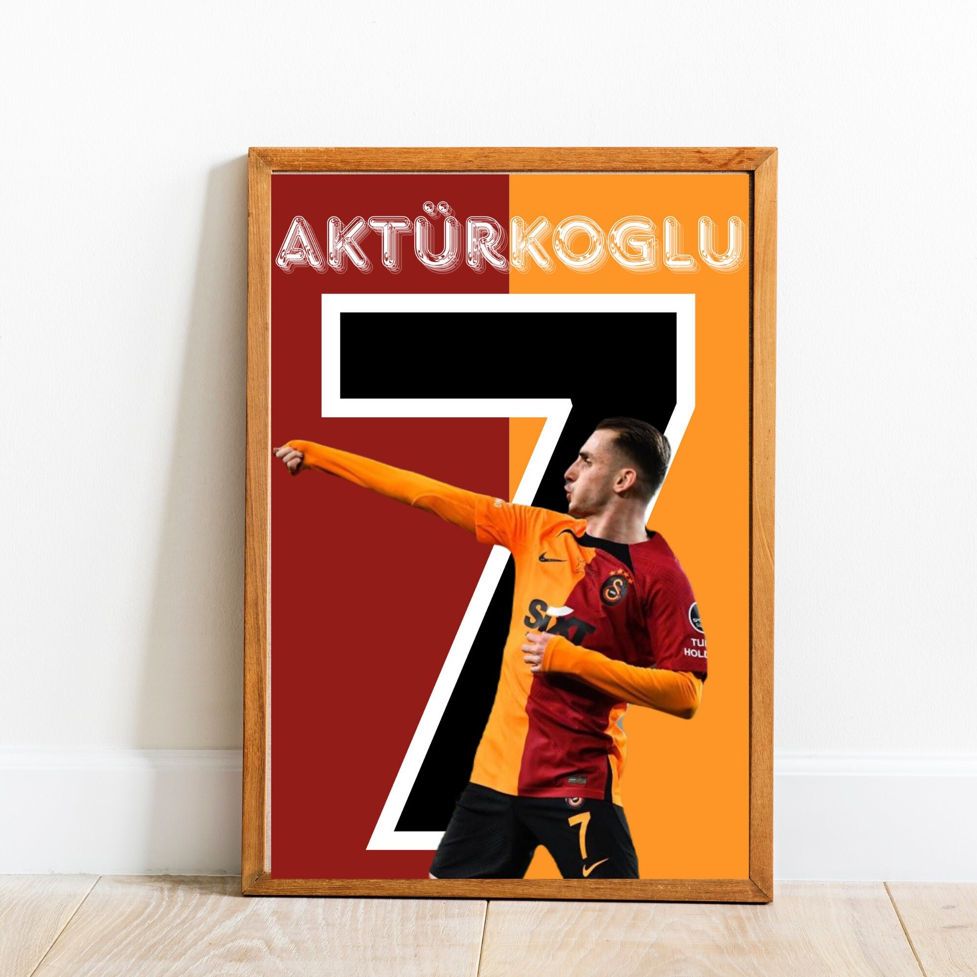 CHENZHGG Galatasaray SKfootball Leinwand-Kunstposter und Wandkunst, Bild,  modernes Familienschlafzimmerdekor, Poster, 30x45 cm, Ohne Rahmen