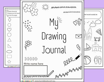 Art Journal for Kids | Creative Drawing Prompts (PDF Download)