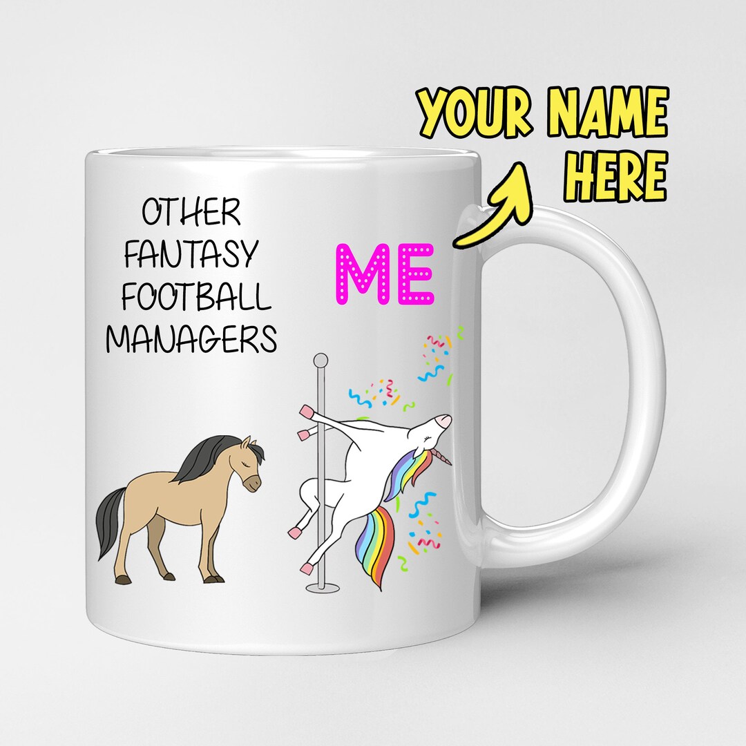 Funny Fantasy Football Gift Mug Personalized Gift Idea for Etsy