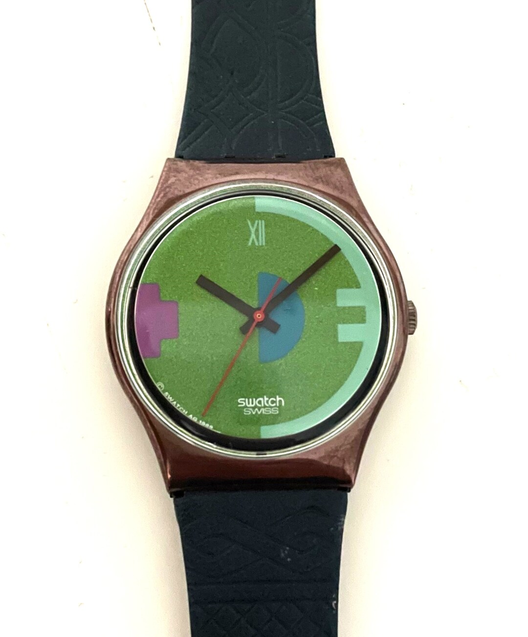 Swatch Watch - GX116 - JOHNNY GUITAR Swatch Gent GX 116 Johnny Guitar From 1990 New - Etsy main image 4