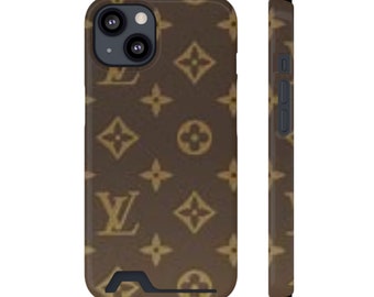 Funda para teléfono de diseño de lujo con tarjetero