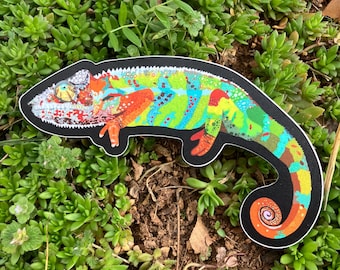 Ambilobe Panther Camaleón Mate Vinilo Pegatina