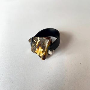 Shift Amber Ring – A Transformative Statement