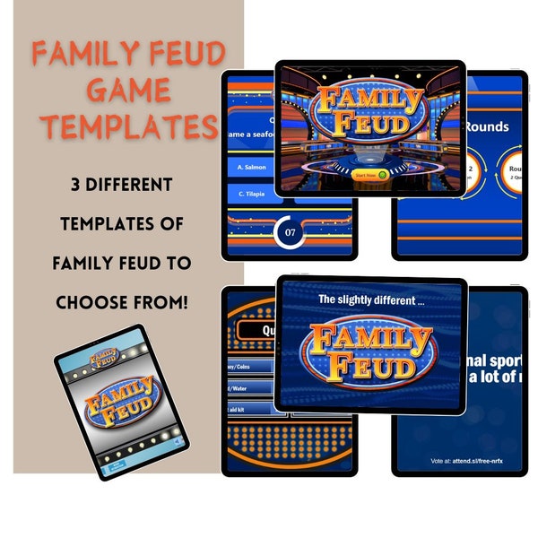 Family Feud Template Etsy Family Feud Template Etsy