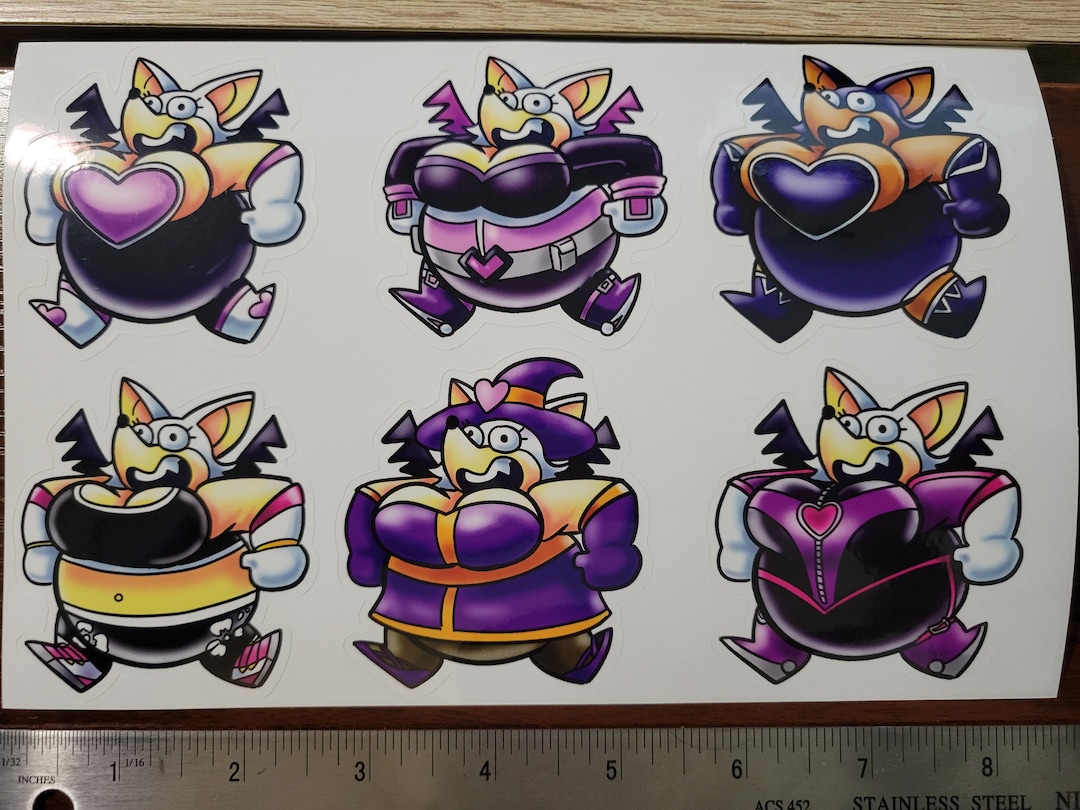 Rouge Removable Vinyl Sticker Sheet - Etsy