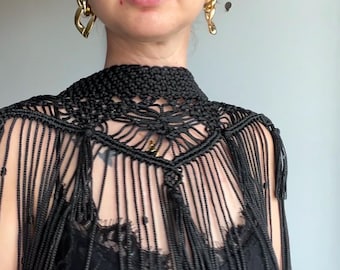 Handwoven Macrame Fringe Belt | Boho Waist Wrap, Festival Outfit Accessory