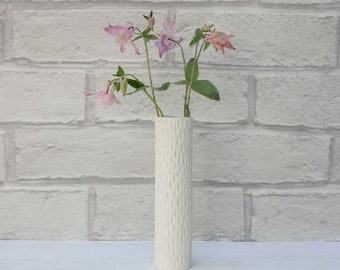 Vase - white porcelain bud vase