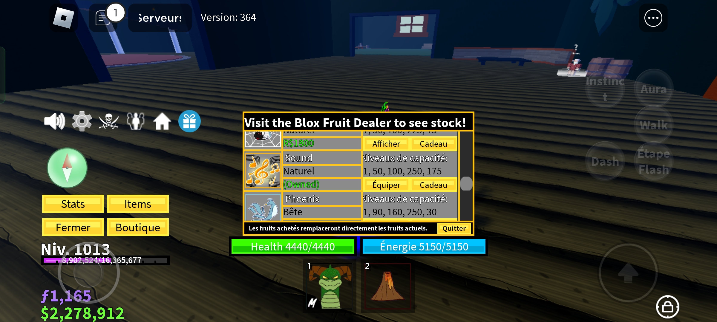 Blox Fruit Account Lv:2450Max, Awaken Dark, GodHuman